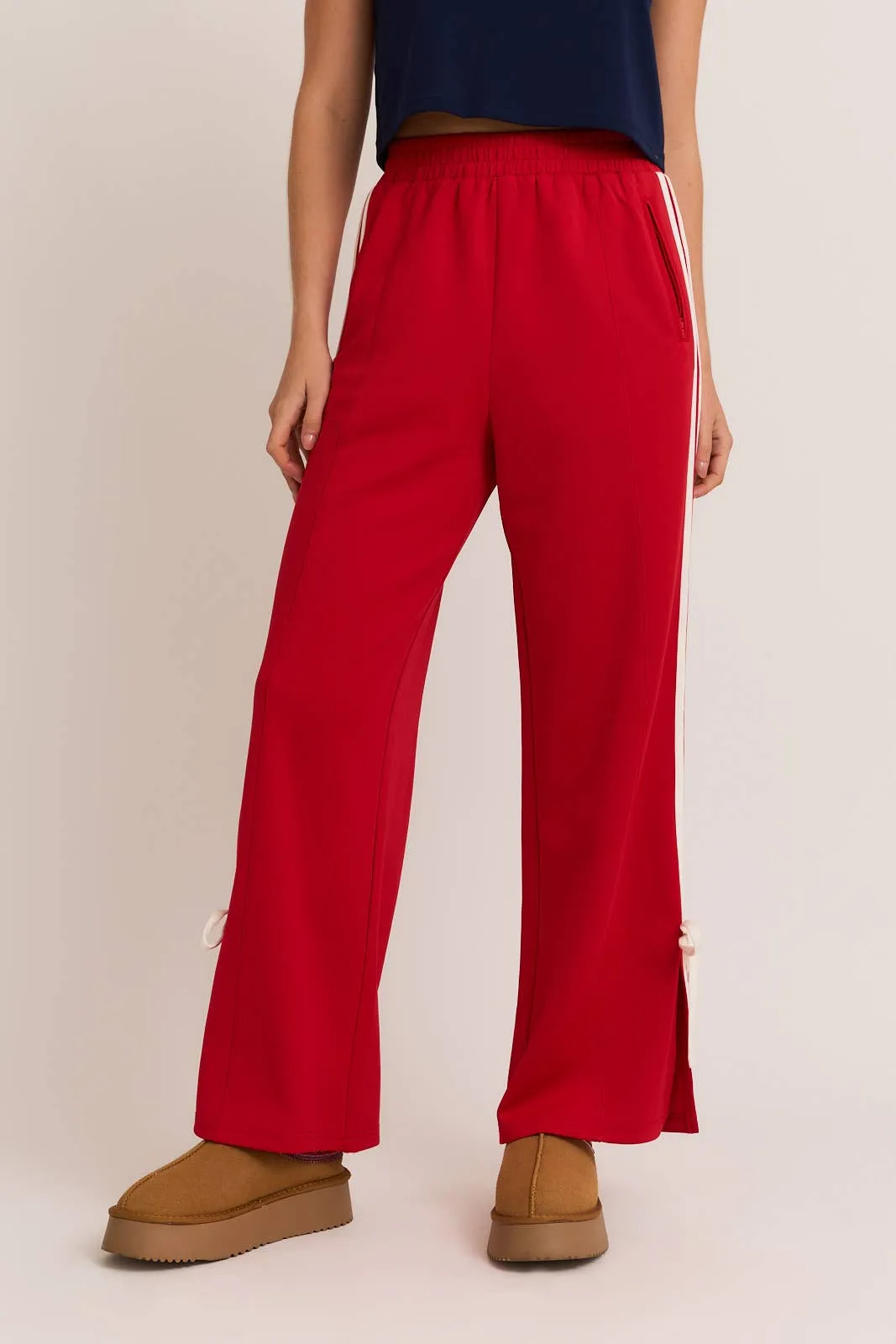 Bow Detail Track Pants