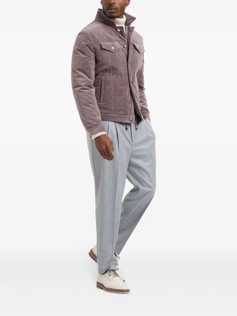 BRUNELLO CUCINELLI Men's Wool Coulisse Jogging Pants - FW24