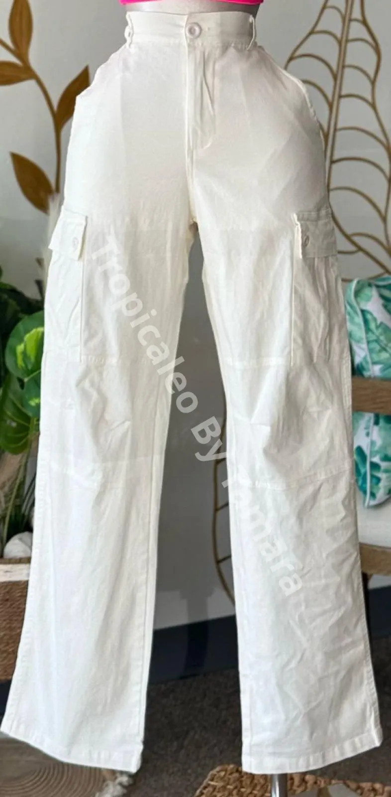Cargo Flare Pants