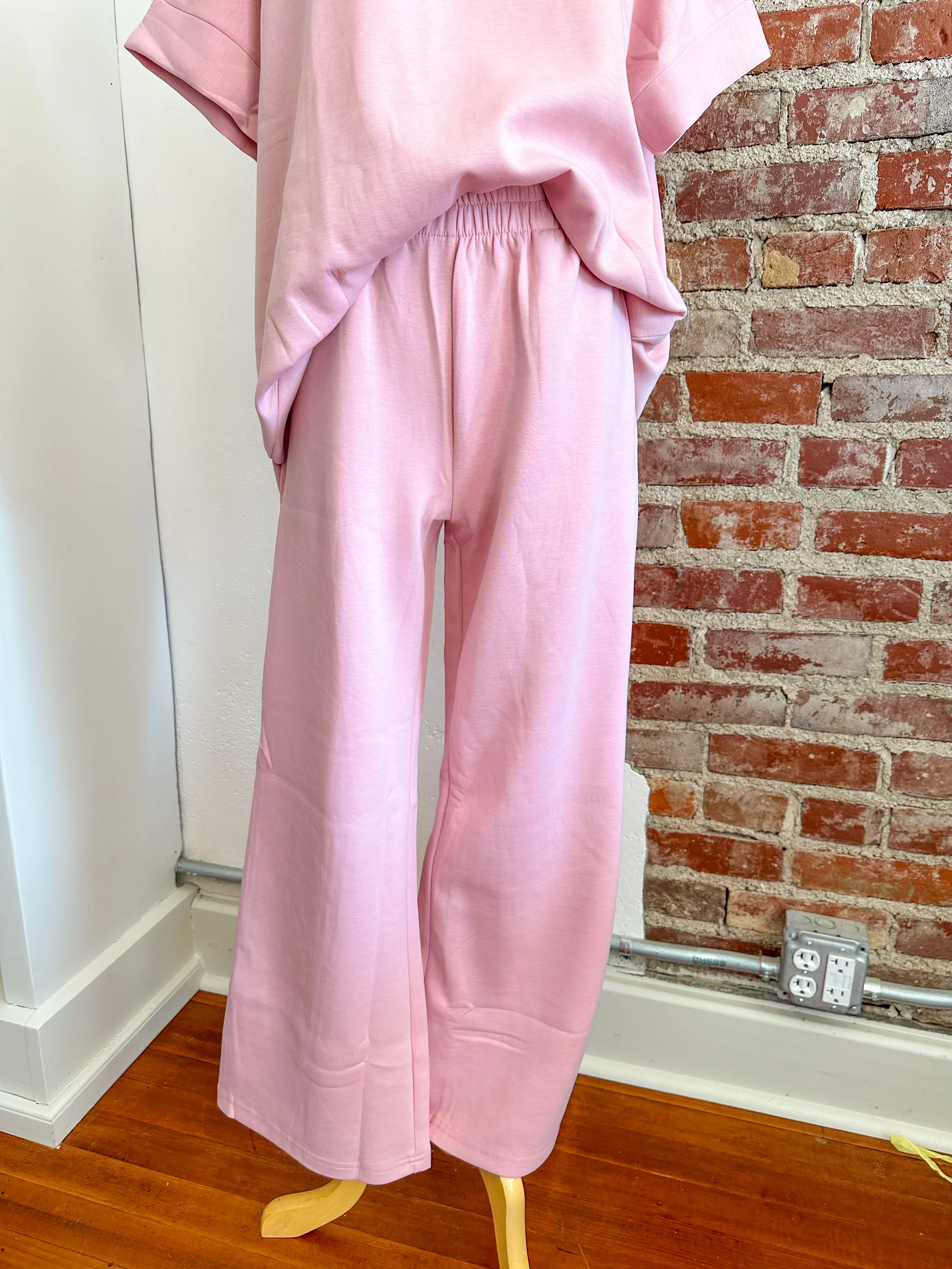 Carmen Casual Pull On Pants - Blush