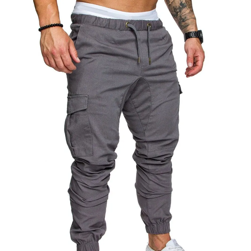 Casual Jogger Pants with Drawstring & Pockets