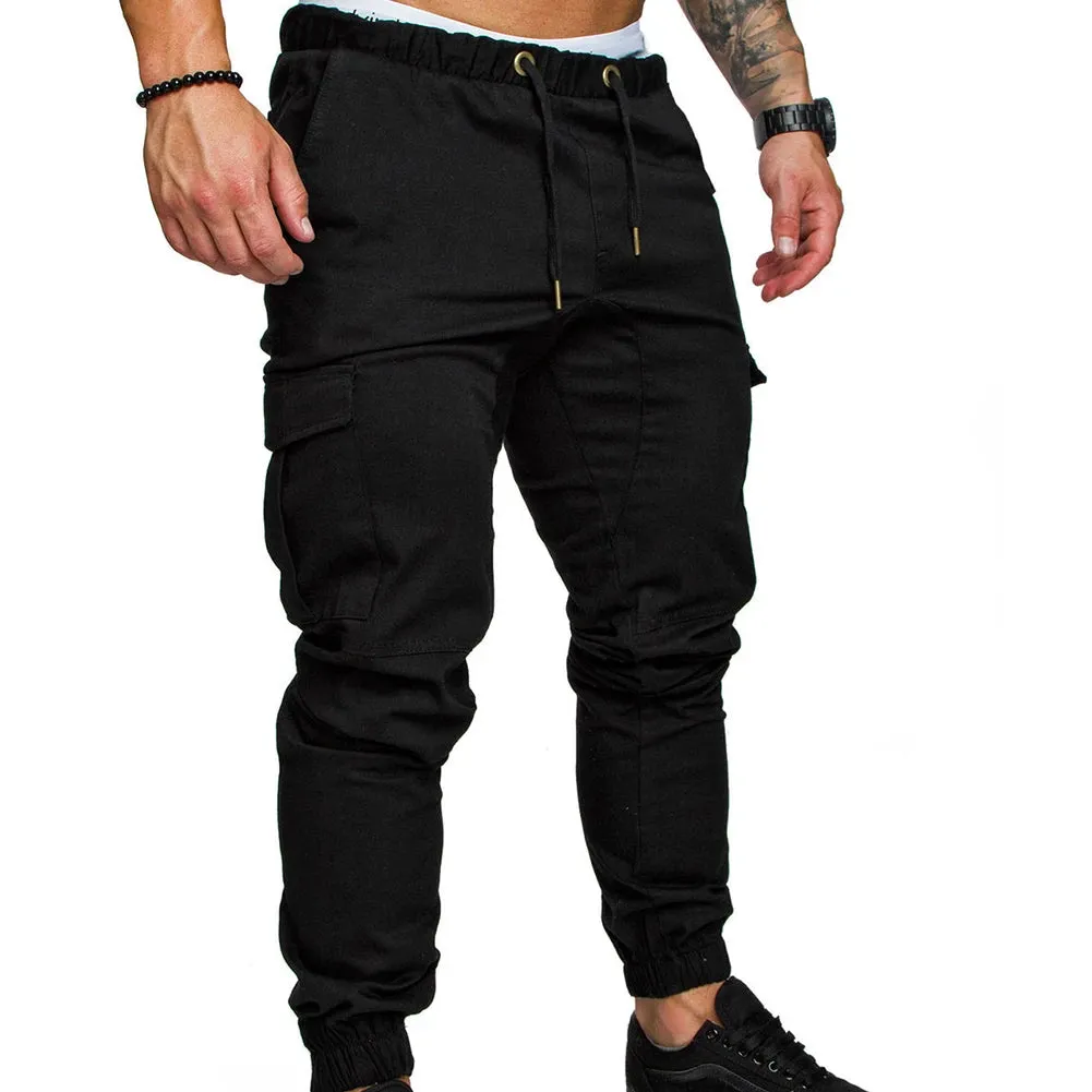 Casual Jogger Pants with Drawstring & Pockets