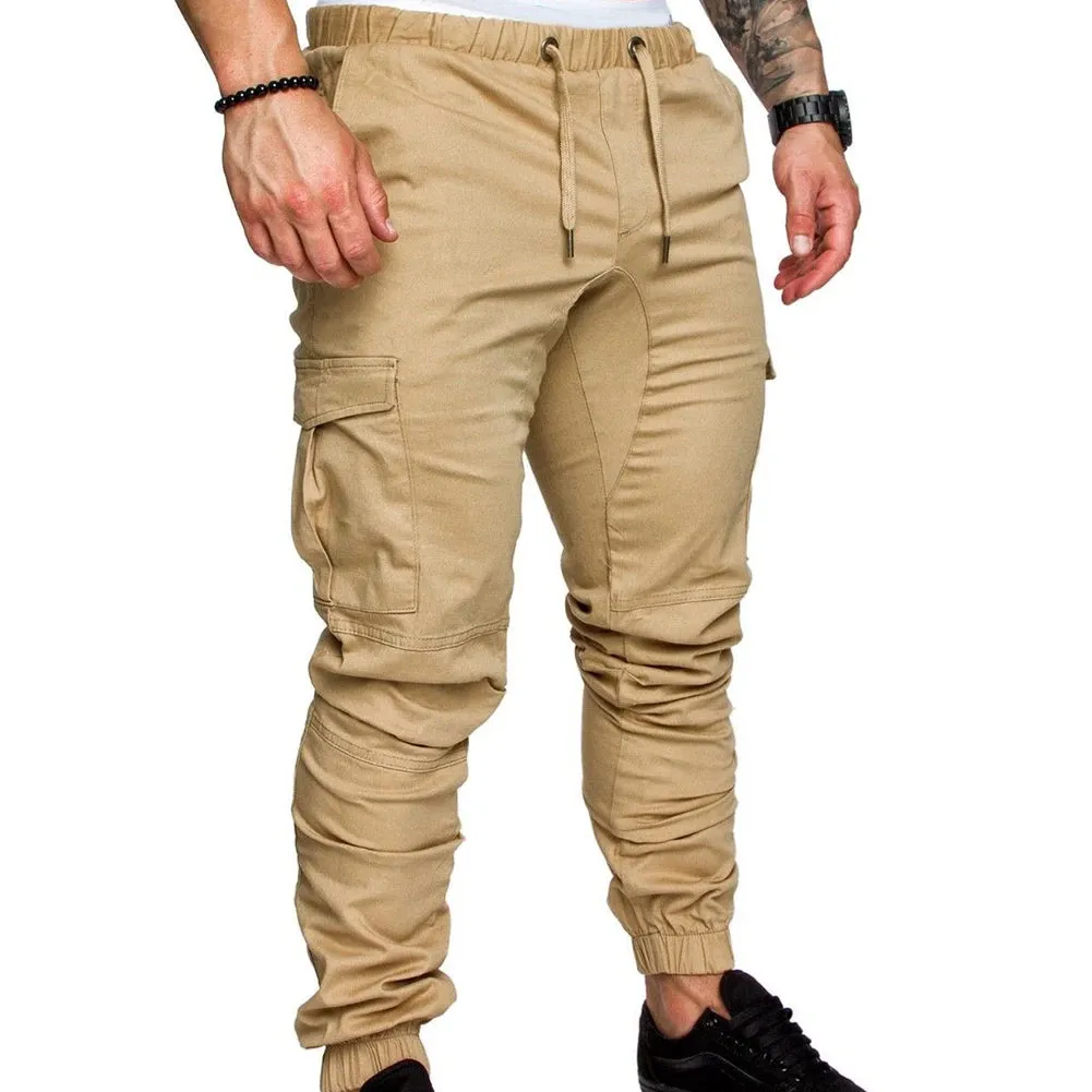 Casual Jogger Pants with Drawstring & Pockets