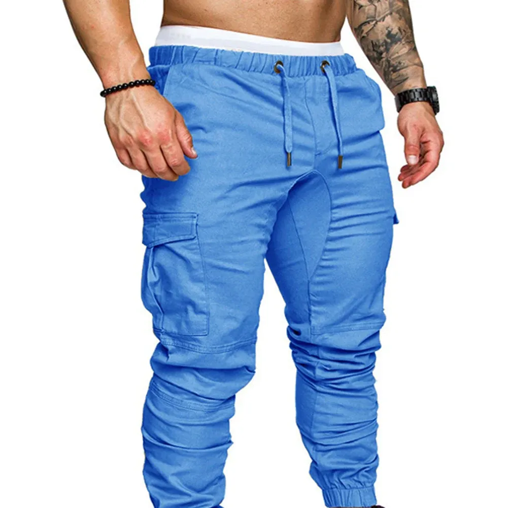 Casual Jogger Pants with Drawstring & Pockets