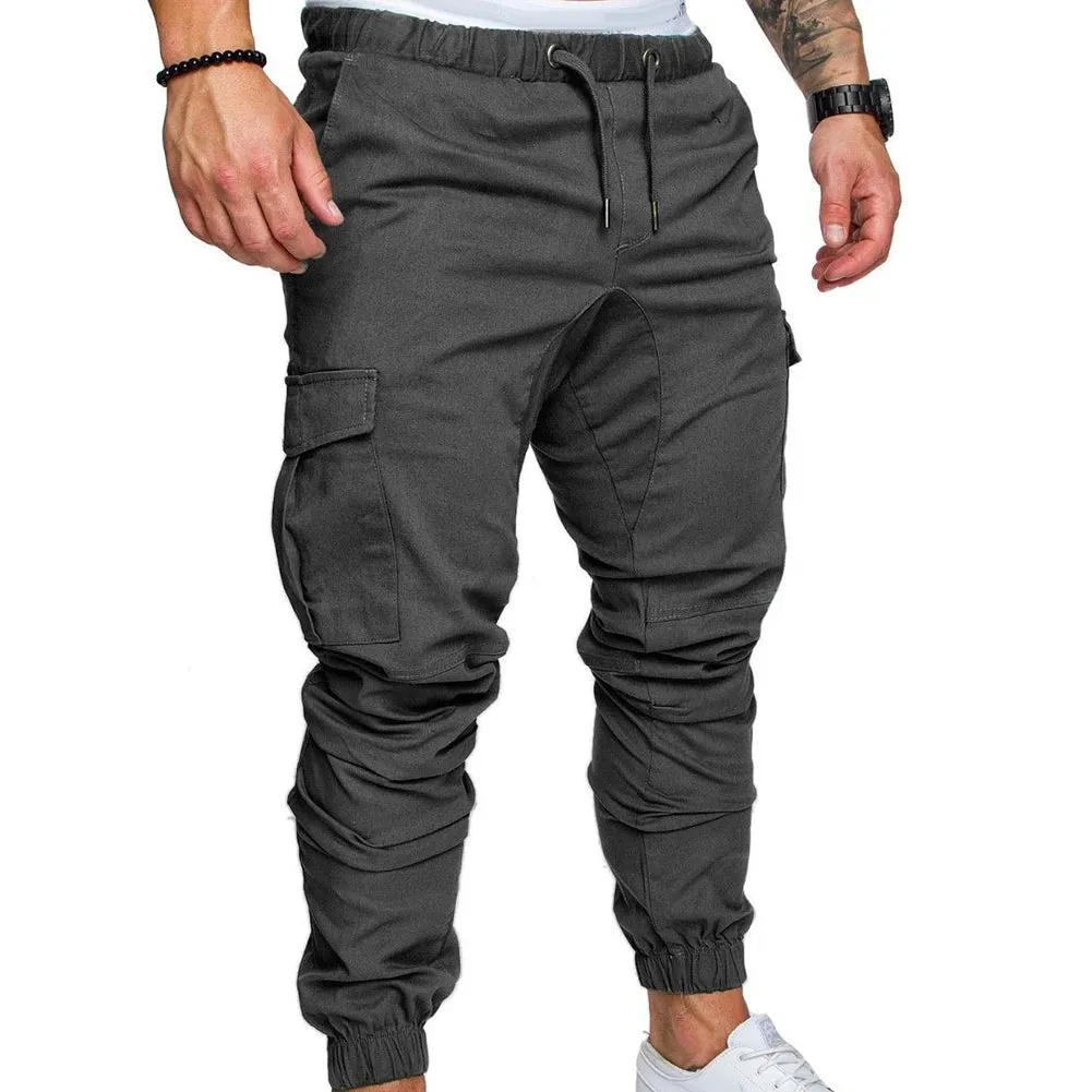 Casual Jogger Pants with Drawstring & Pockets