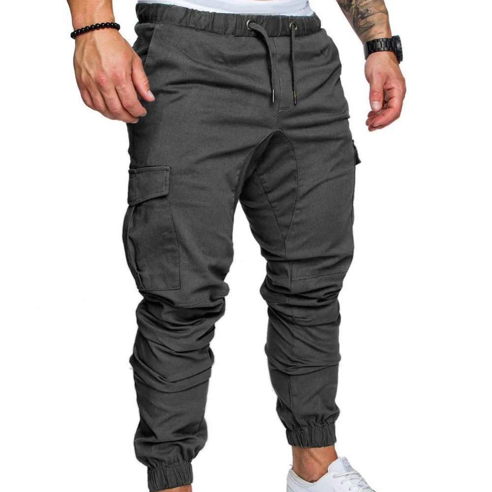 Casual Jogger Pants with Drawstring & Pockets