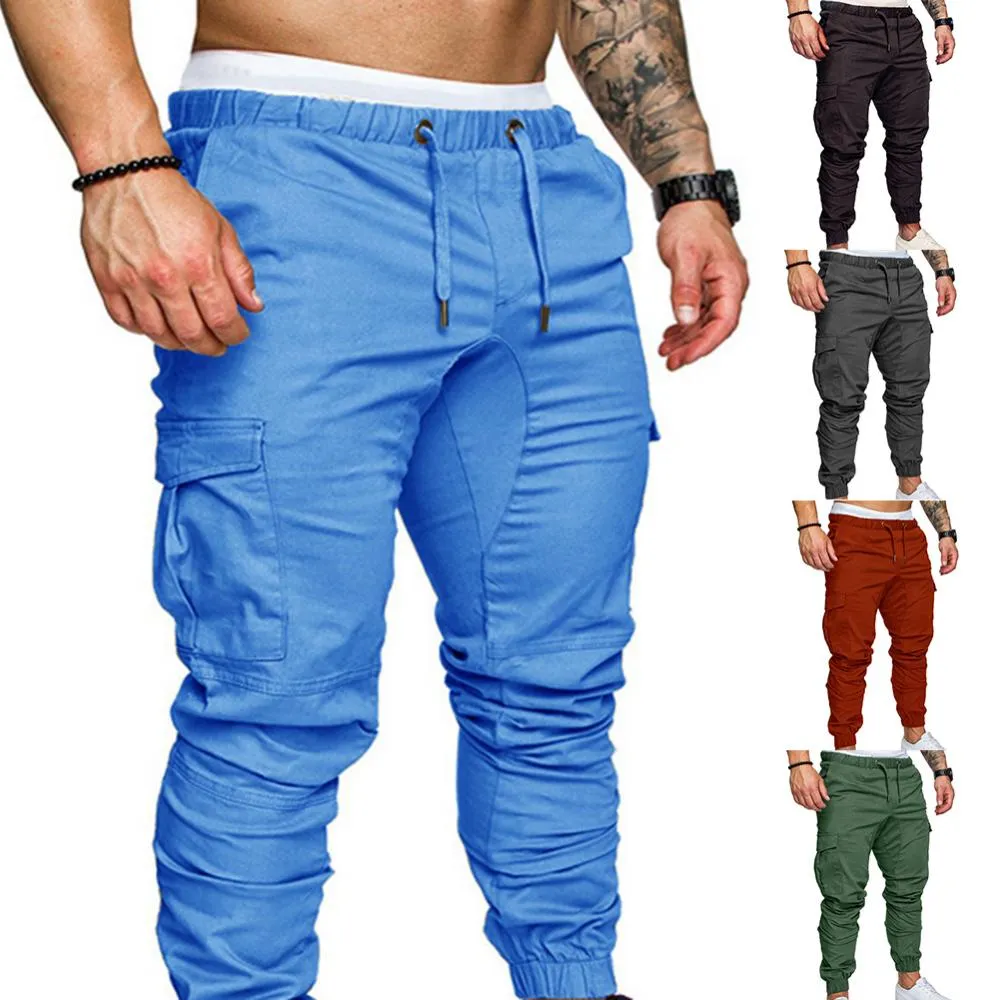 Casual Jogger Pants with Drawstring & Pockets