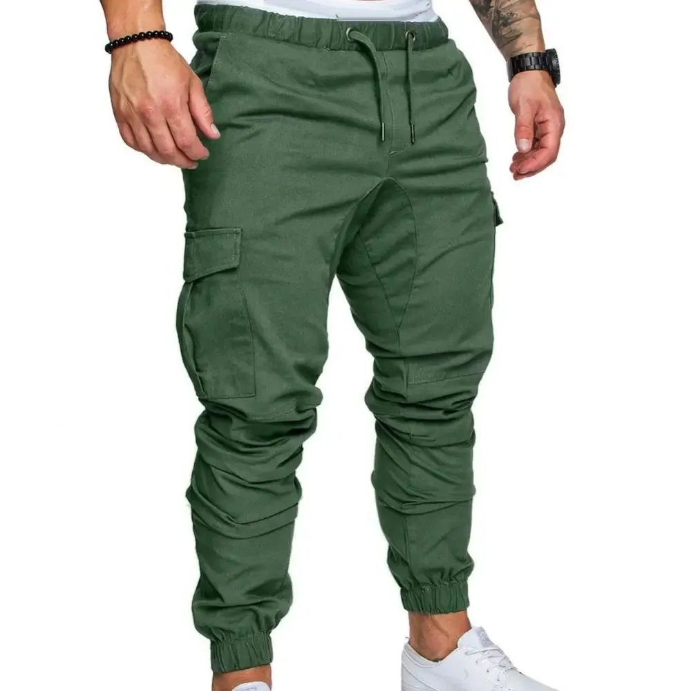 Casual Jogger Pants with Drawstring & Pockets