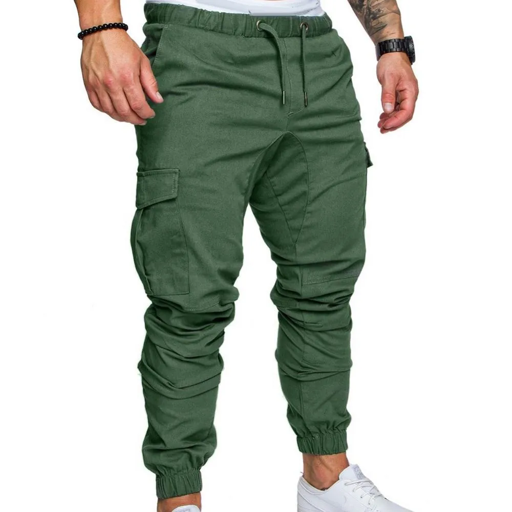 Casual Jogger Pants with Drawstring & Pockets