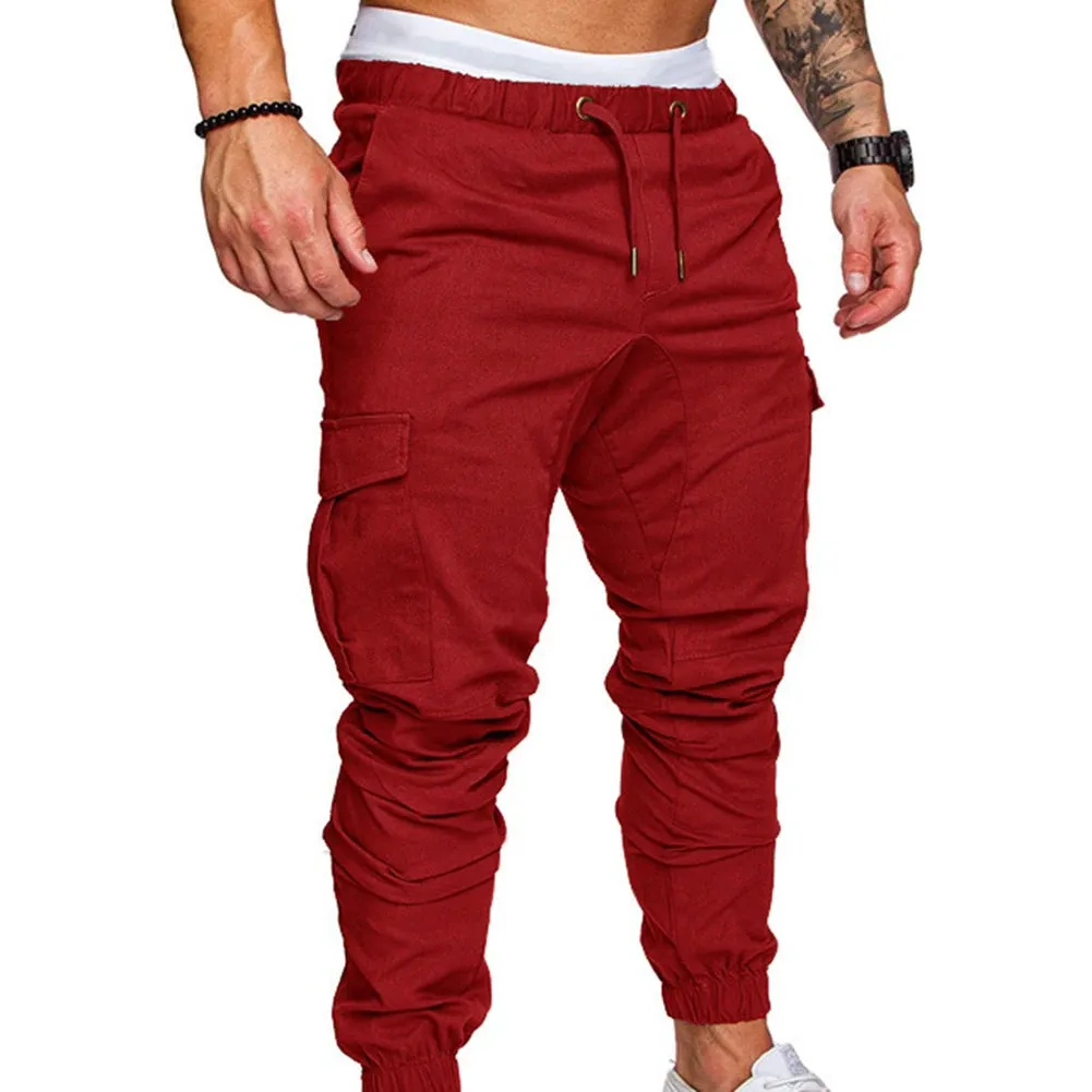 Casual Jogger Pants with Drawstring & Pockets