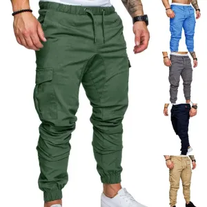 Casual Jogger Pants with Drawstring & Pockets