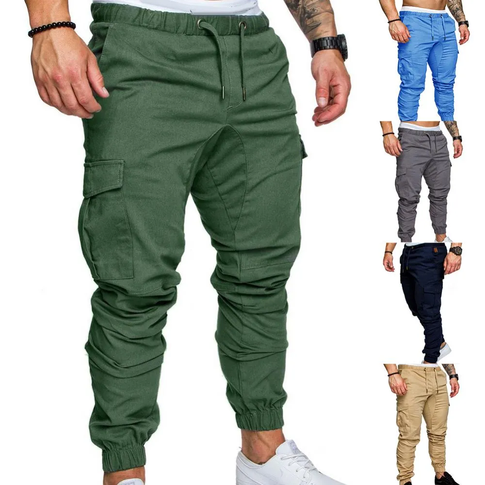Casual Jogger Pants with Drawstring & Pockets