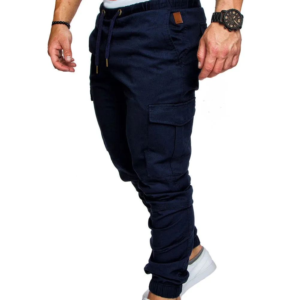 Casual Jogger Pants with Drawstring & Pockets
