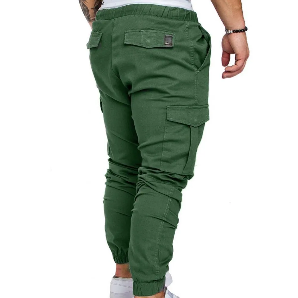 Casual Jogger Pants with Drawstring & Pockets