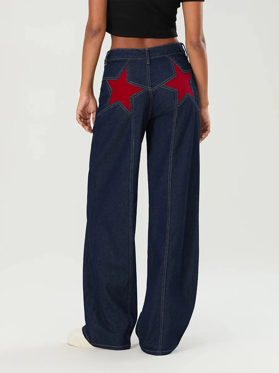 Casual Star Pattern Pants