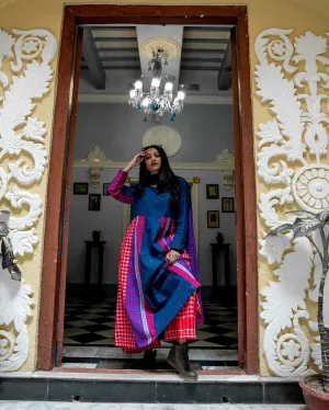 Cerulean Echo - Dupatta Set