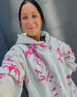 Cherry Pistachio Tie Dye Hoodie