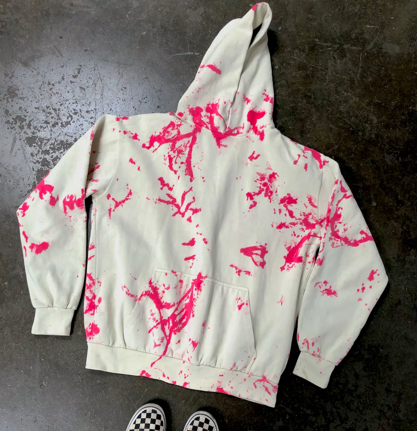 Cherry Pistachio Tie Dye Hoodie