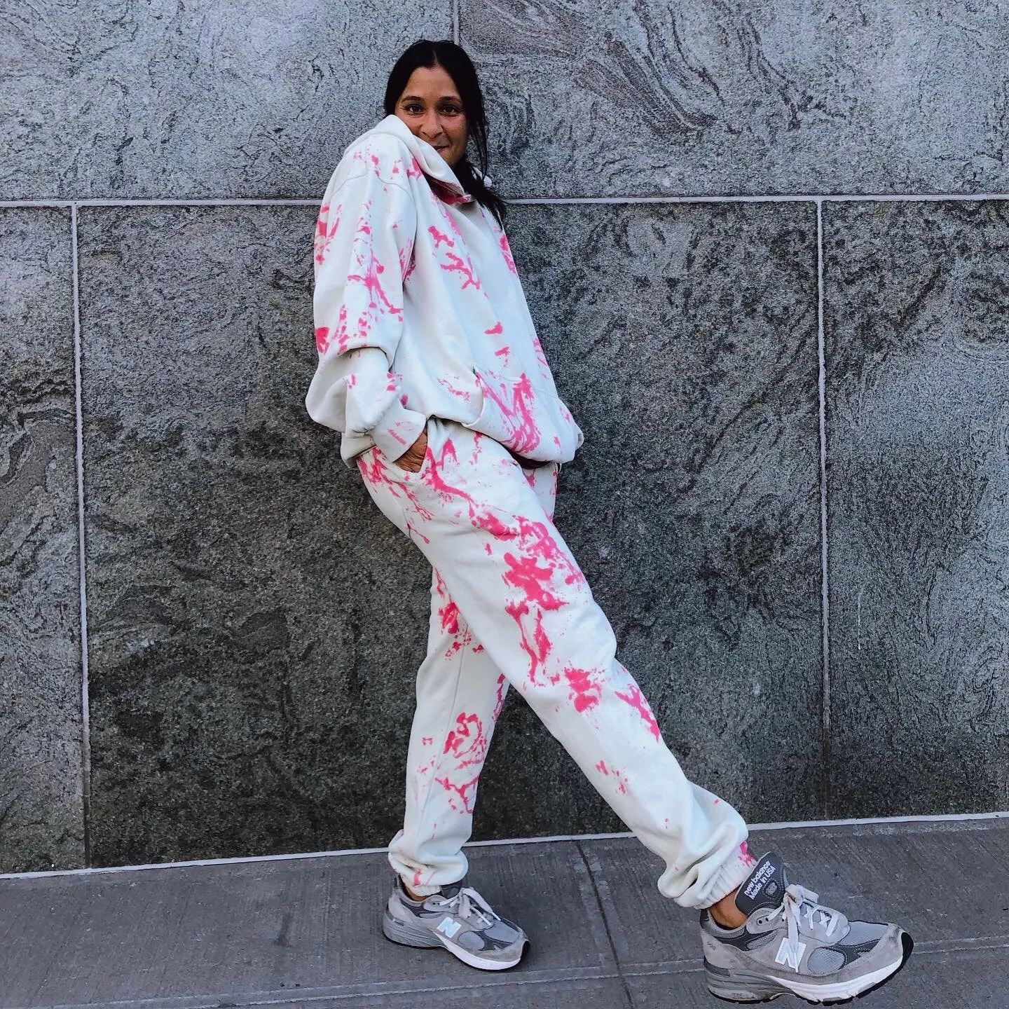 Cherry Pistachio Tie Dye Sweatpants