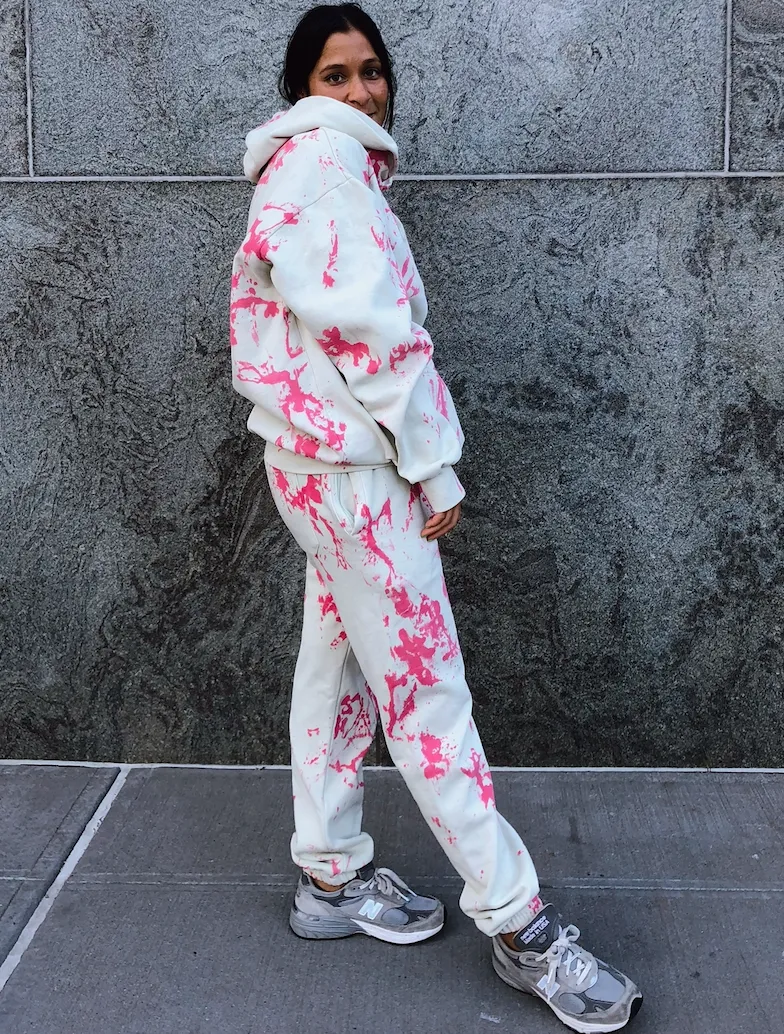 Cherry Pistachio Tie Dye Sweatpants