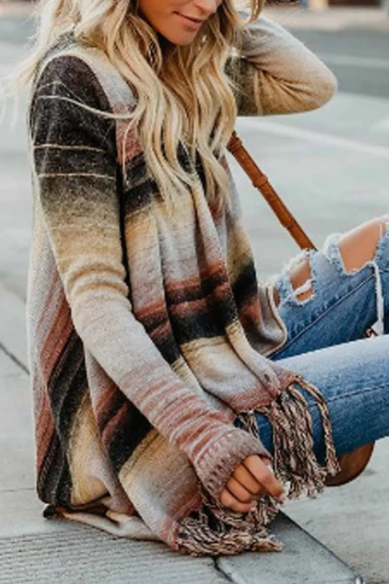 Chicindress Tassel Cardigan Sweater Tops
