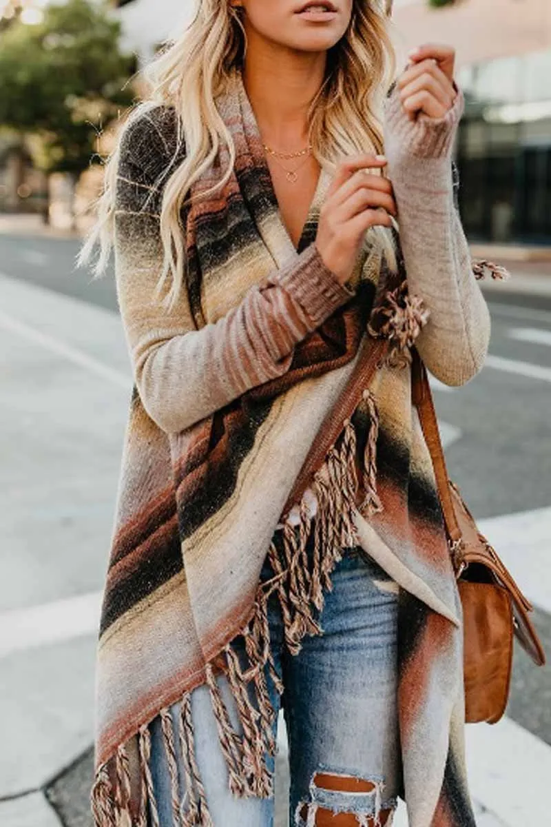 Chicindress Tassel Cardigan Sweater Tops