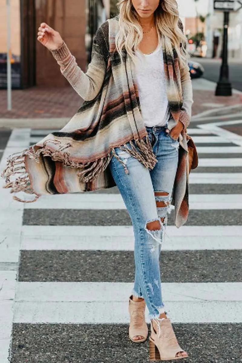 Chicindress Tassel Cardigan Sweater Tops