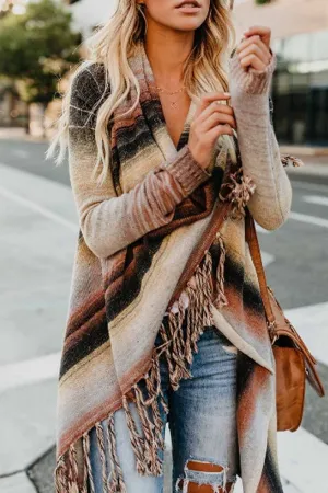 Chicindress Tassel Cardigan Sweater Tops