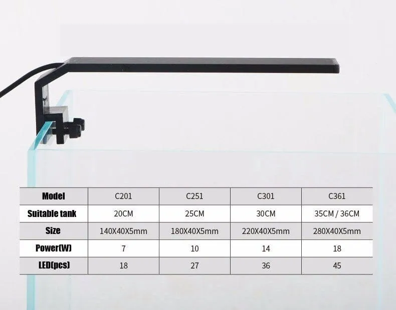 Chihiros LED C251 - Aquarium Clip On LED Light (10W)