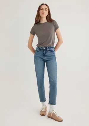 Cindy Mid Vintage Gold Shape Jean Pants