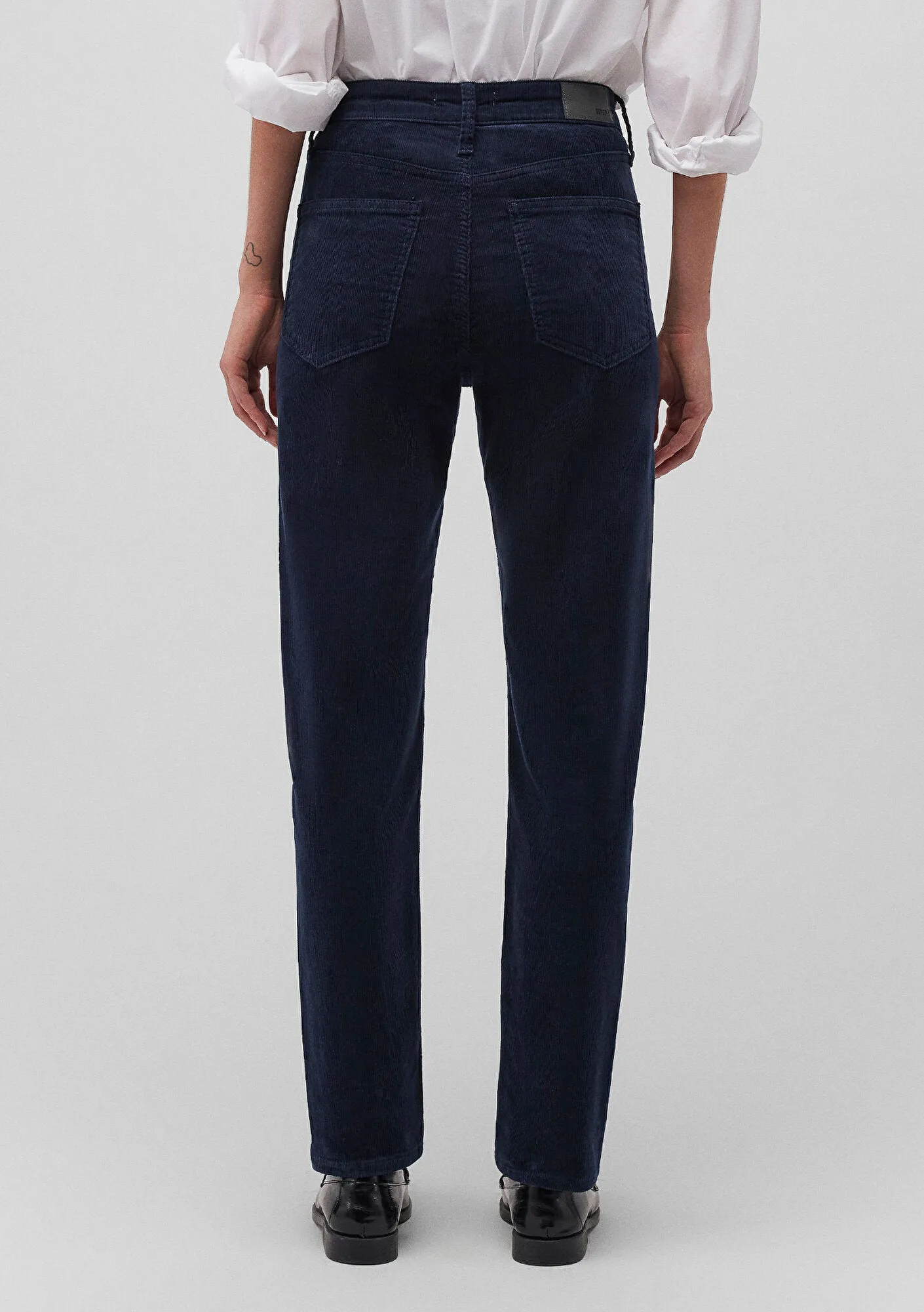Cindy Navy Cord Pants