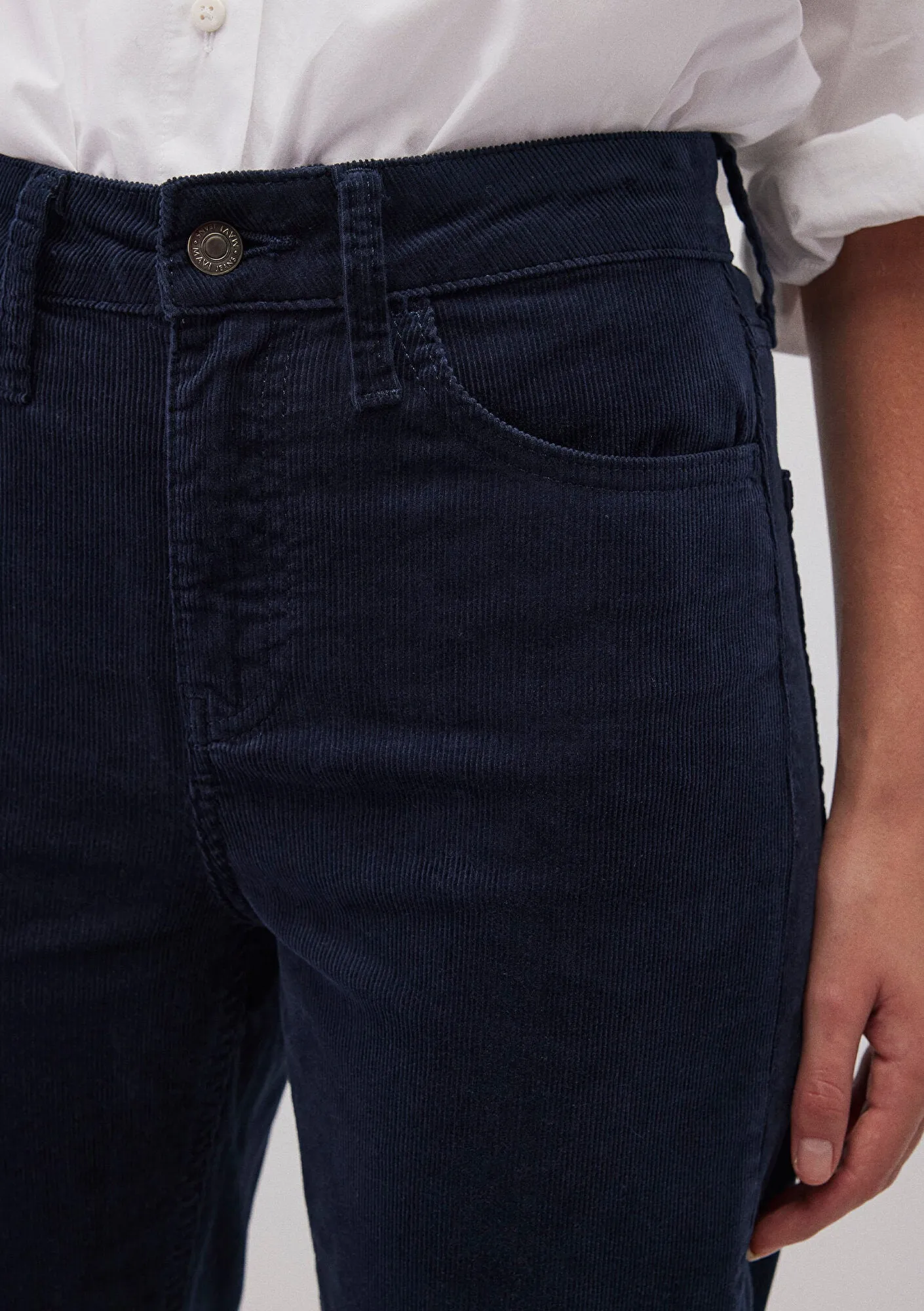 Cindy Navy Cord Pants