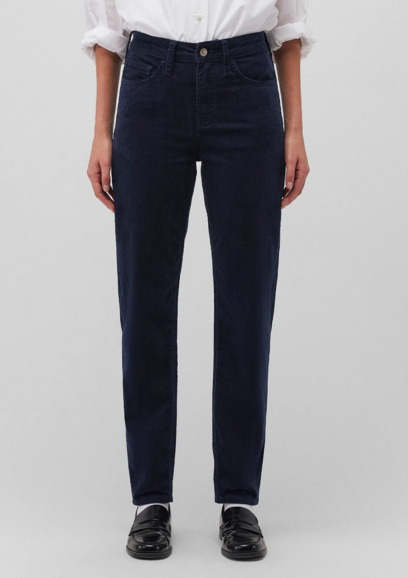 Cindy Navy Cord Pants