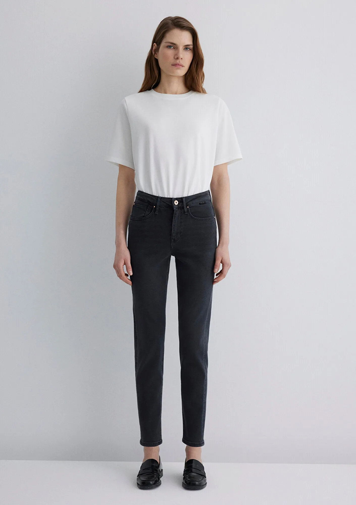 Cindy Smoke Gold Shape Jean Pants