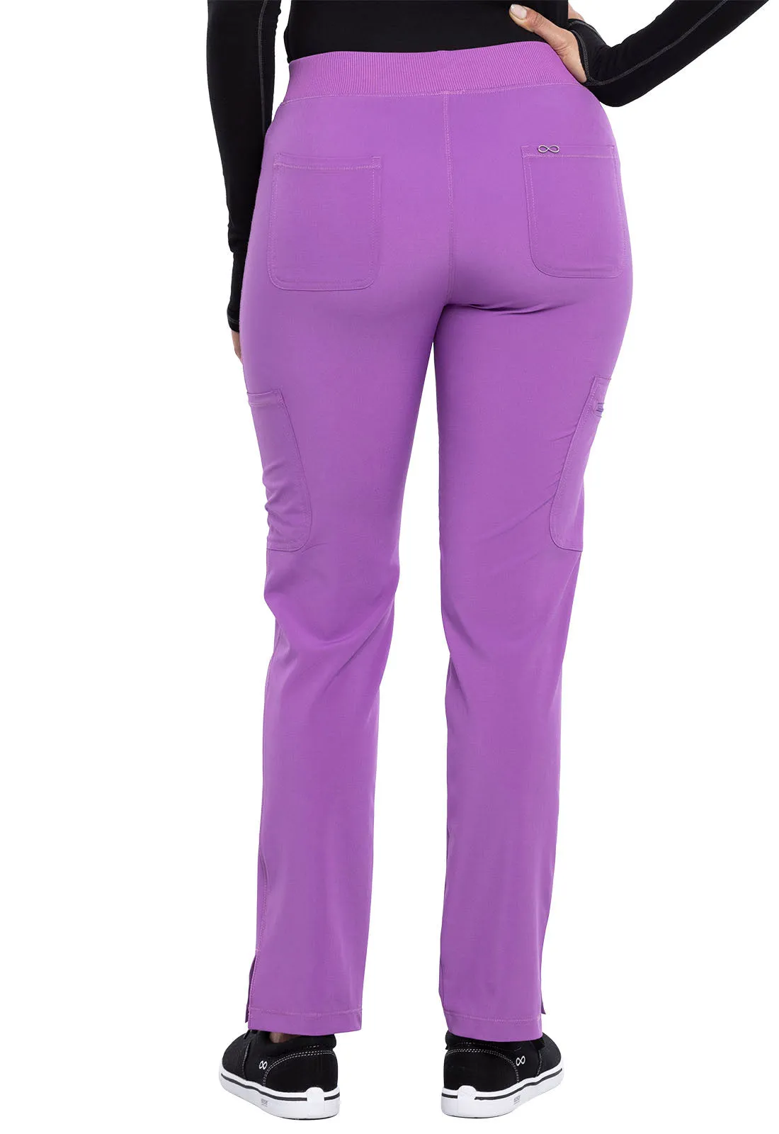 Classics CK065A Mid Rise Tapered Leg Pull-on Pants Purple Nitro