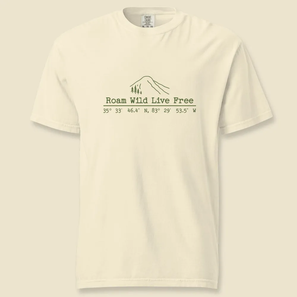 Clingmans Dome Coordinates Premium Unisex Tee