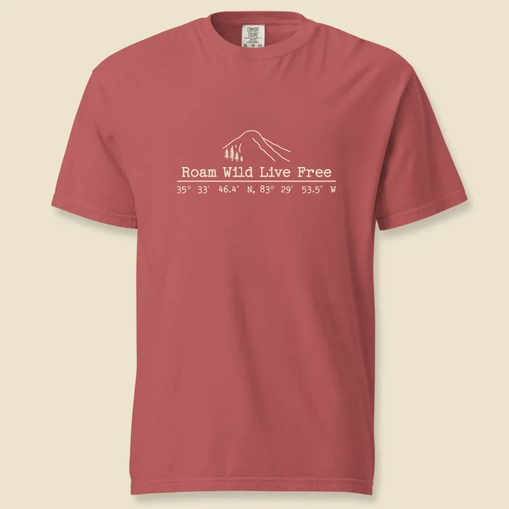 Clingmans Dome Coordinates Premium Unisex Tee