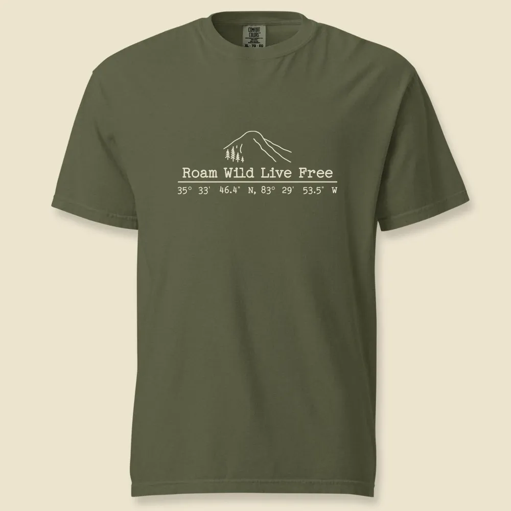 Clingmans Dome Coordinates Premium Unisex Tee