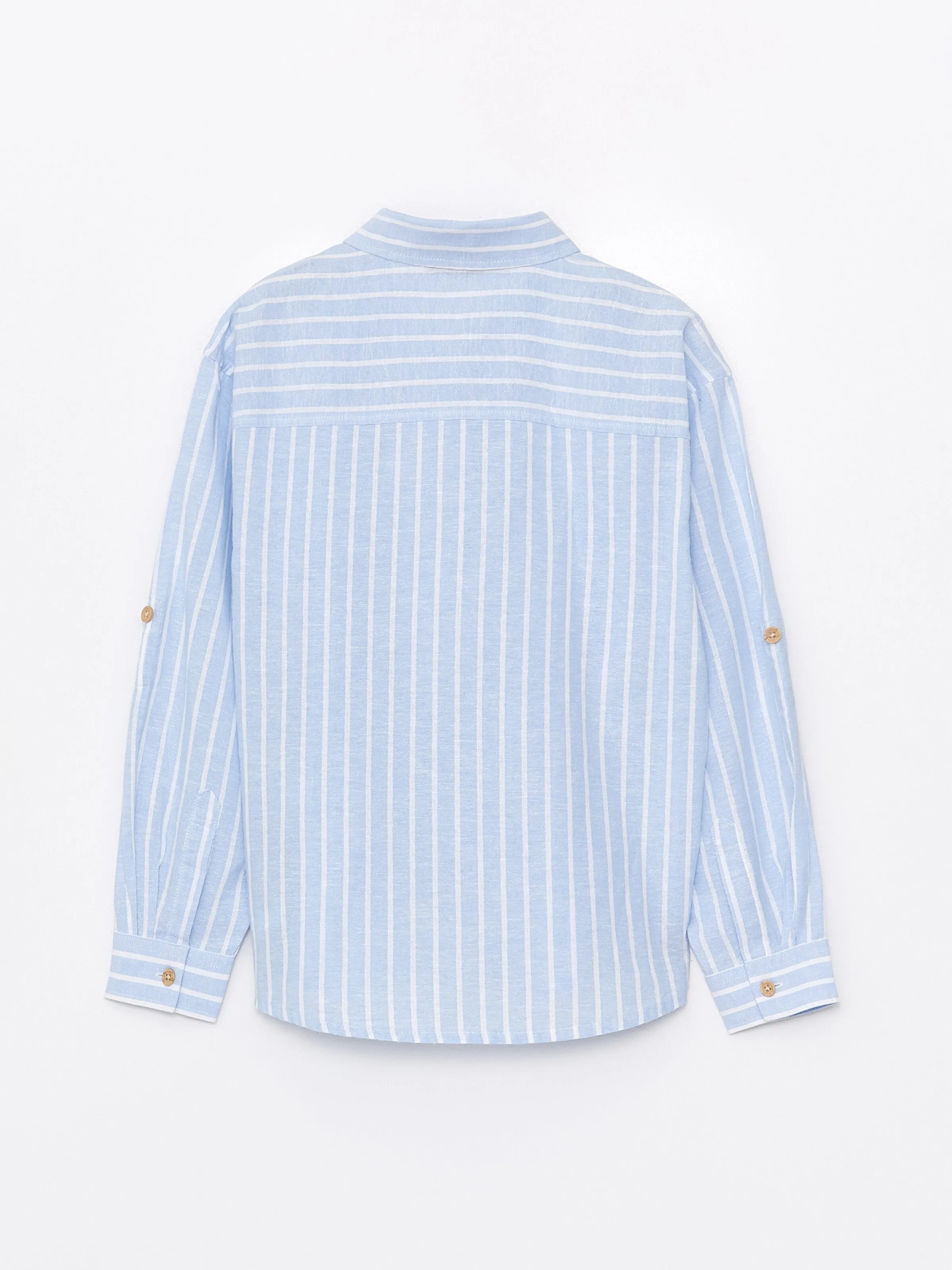 Comfortable Fit Striped Boys Shirt