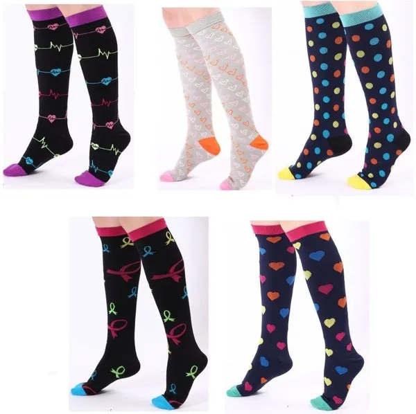 Compression Socks Graduated Athletic Medical for Men Women Running Flight Travels