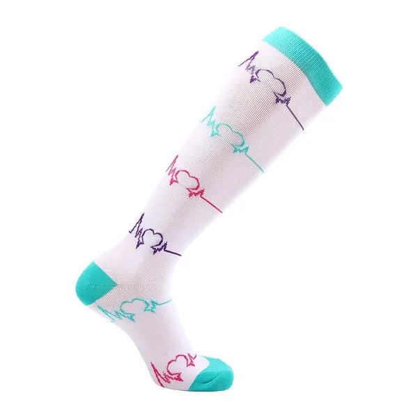 Compression Socks Graduated Athletic Medical for Men Women Running Flight Travels