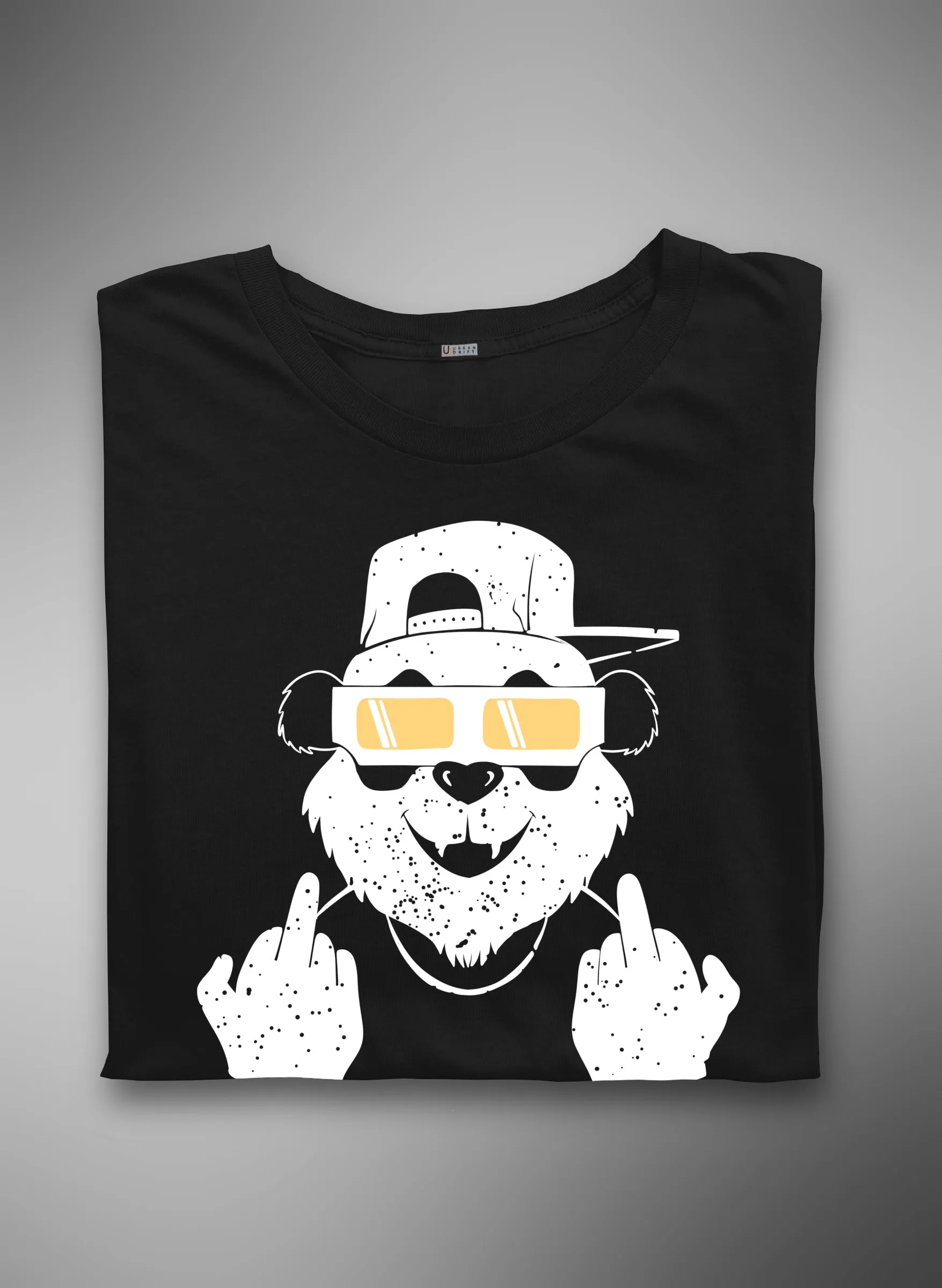 Cool Rebel Black Half Sleeve T-Shirt