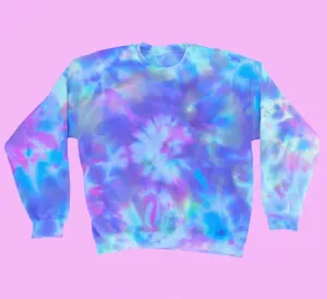 Cotton Candy Tie Dye Crewneck