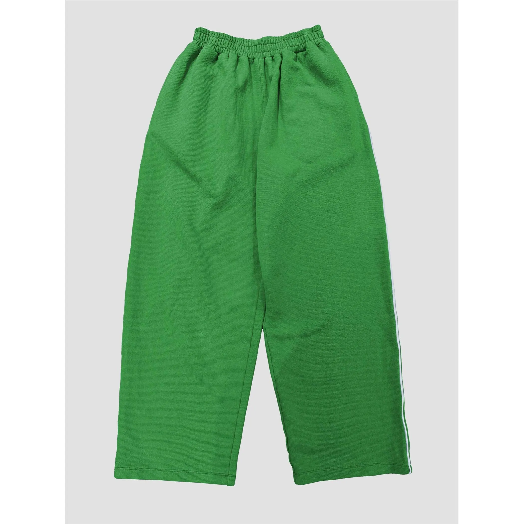 Cotton Terry Contrast Line Sweatpant Wide leg