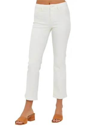 Cream of the Crop Mid-Rise Straight Pants