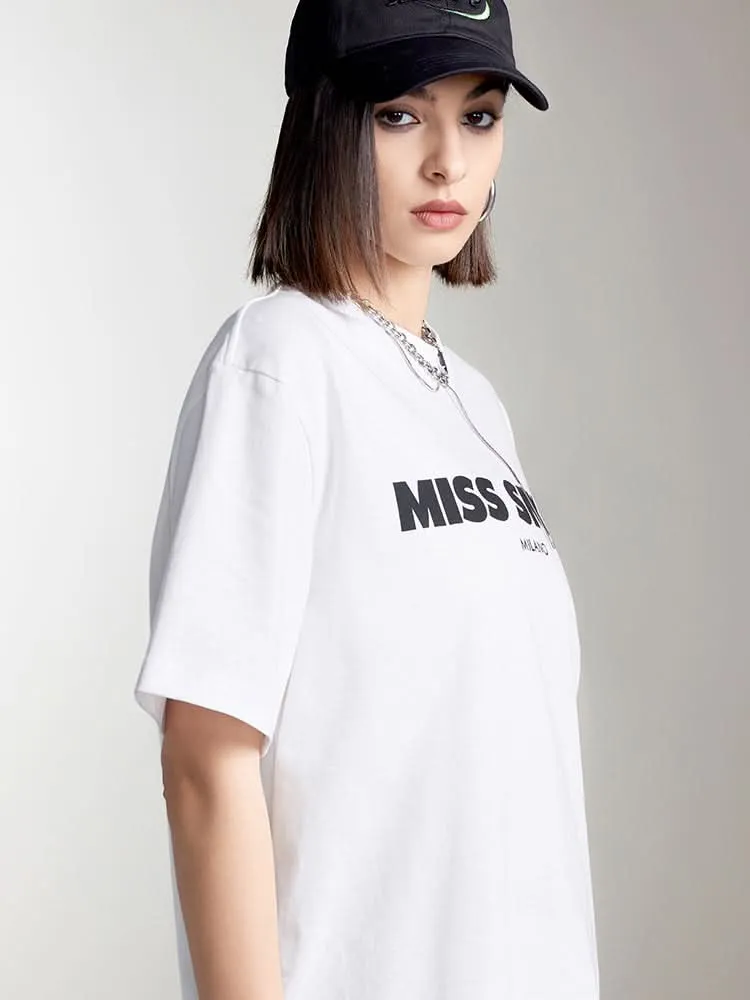Crew Neck Printed T-Shirt