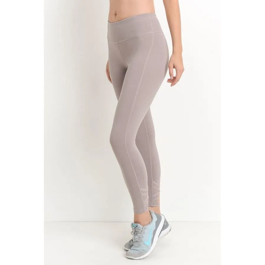 Criss-Cross Back Accent Leggings