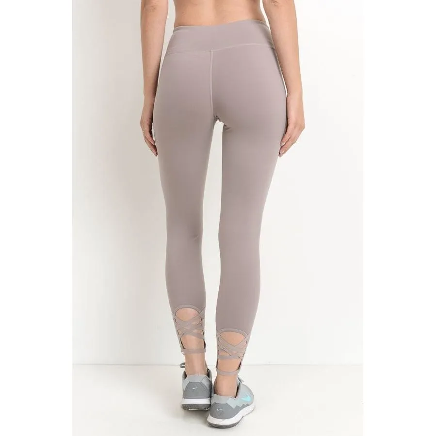 Criss-Cross Back Accent Leggings