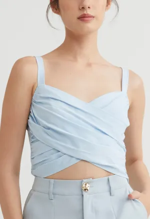 Criss-Cross Bandeau Crop Top