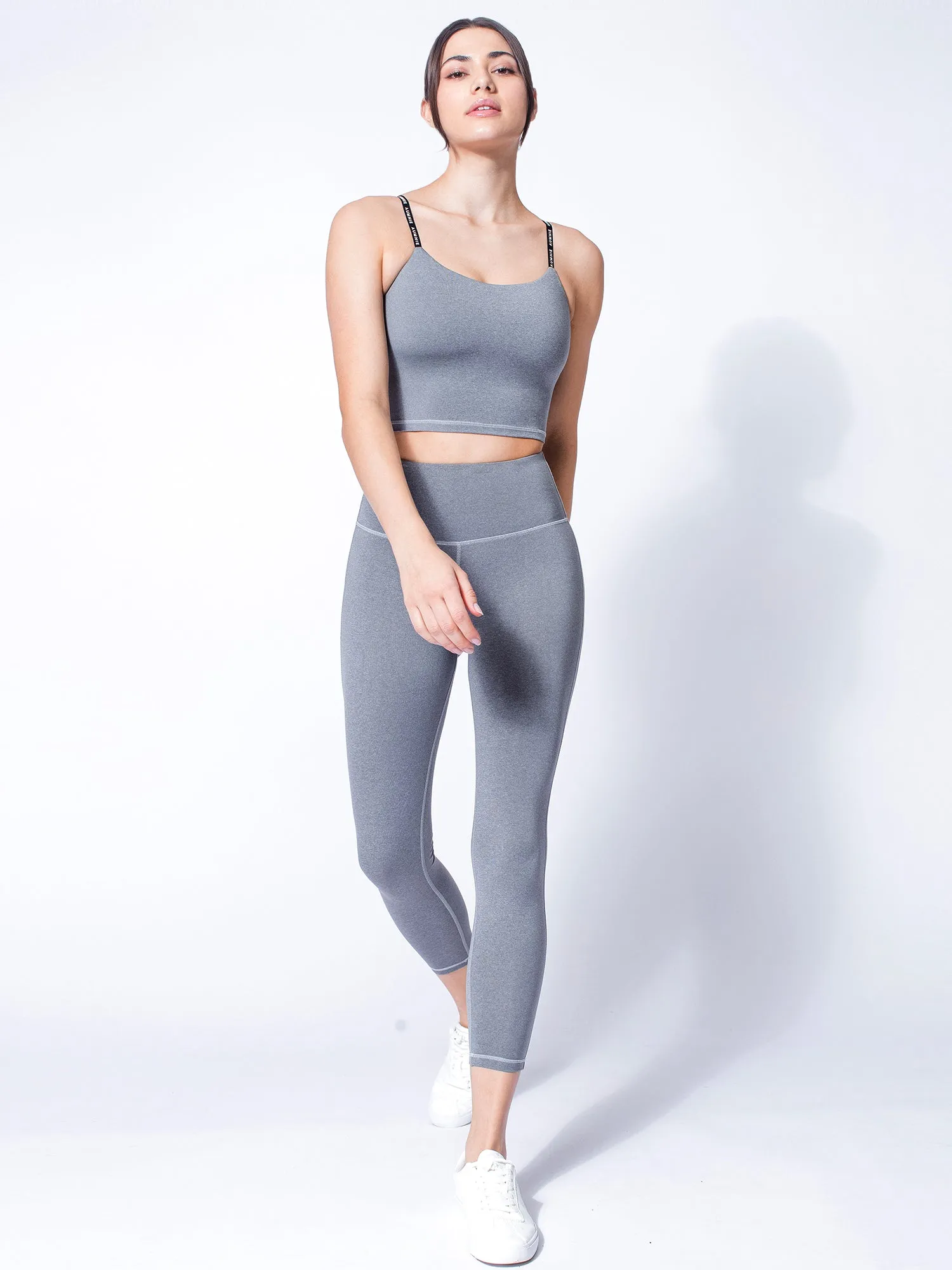 CT LOGO TANK, LIGHT HEATHER GREY